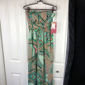 Emeral Sundae Strapless Maxi Dress - NWT